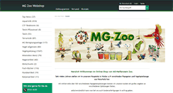 Desktop Screenshot of mg-zoo-shop.com