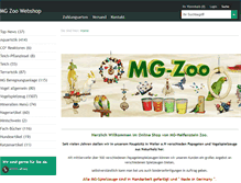 Tablet Screenshot of mg-zoo-shop.com
